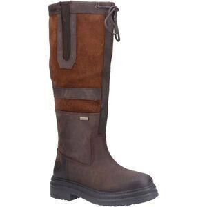 Cotswold Womens/Ladies Broadway Suede Calf Boots / Brown